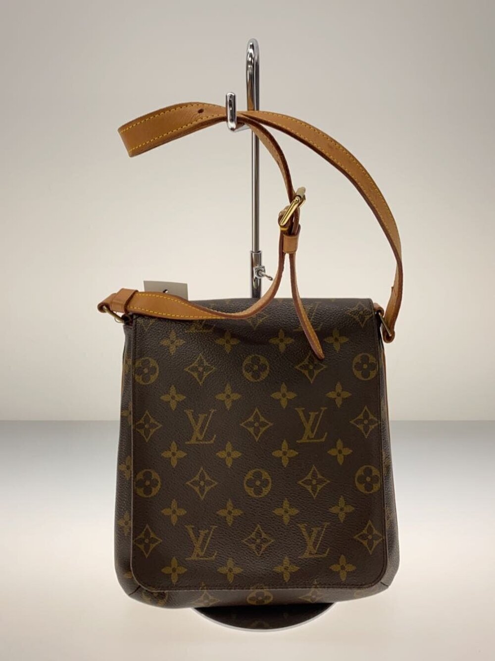 LOUIS VUITTON Musette Salsa Monogram Canvas Short Shoulder Bag Brown